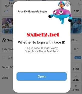 Đăng nhập bằng Face ID trên 8xbet